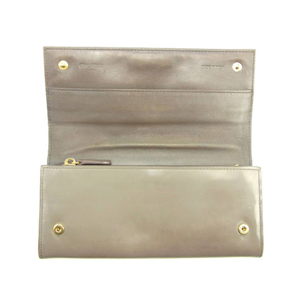 Miu Miu Long Wallet Black Enamel T265 - Picture 3 of 8